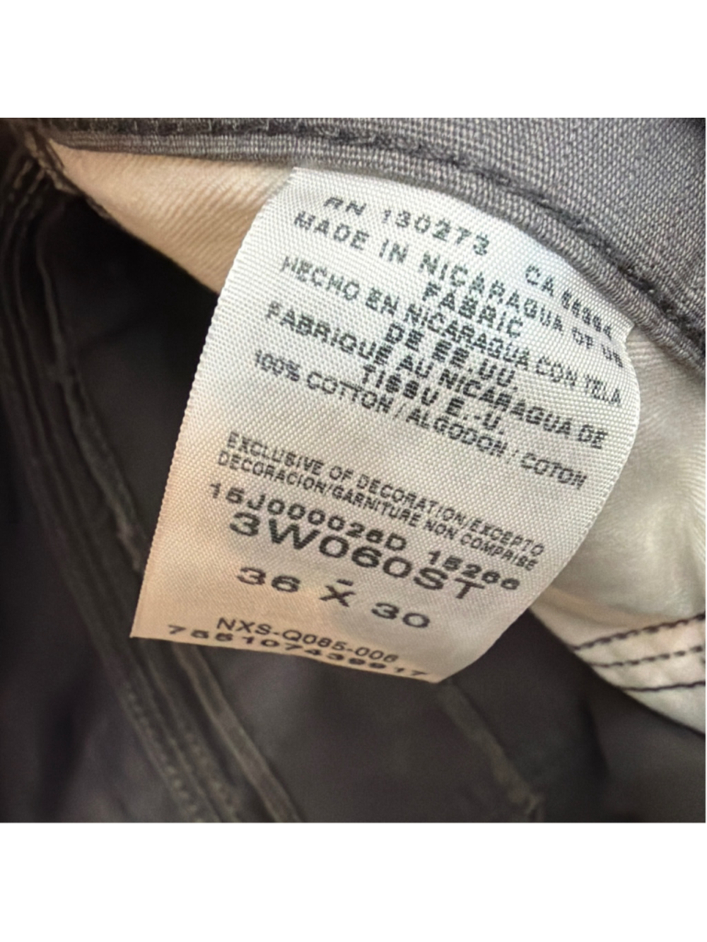 Wrangler RIGGS Ranger Work Pants 36x30 Gray Ripstop Utility Cargo NWT - Picture 4 of 10